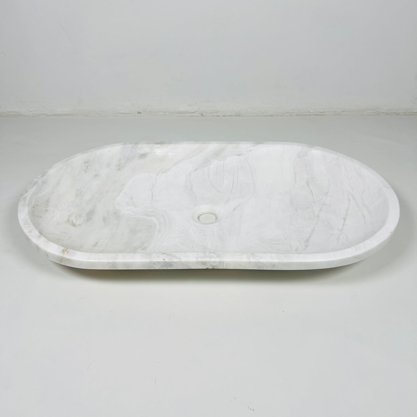 Oblong Sink - Cheetah White