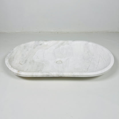 Oblong Sink - Cheetah White