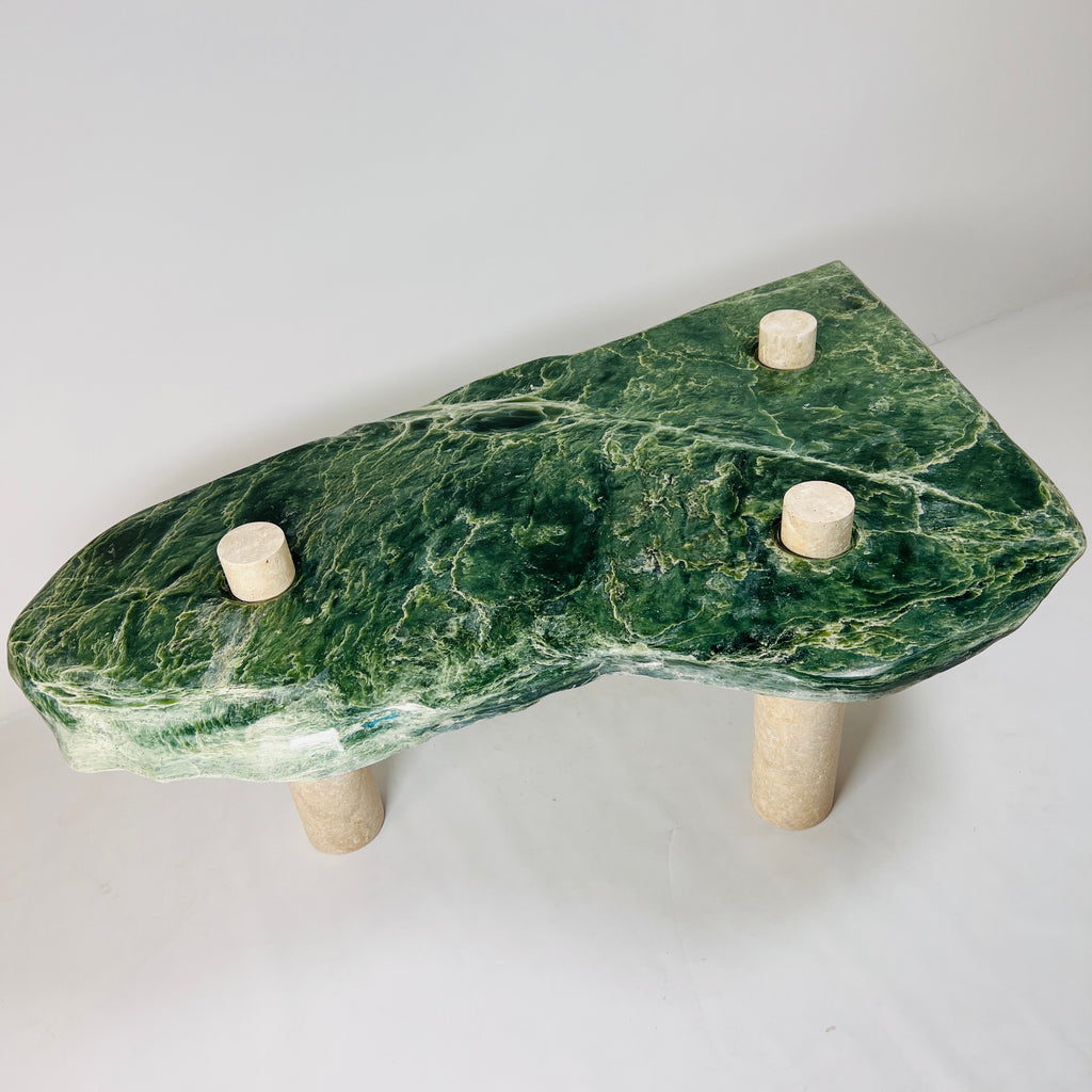 Nephrite Three Horned Side Table
