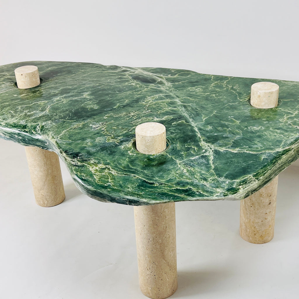 Nephrite Three Horned Side Table