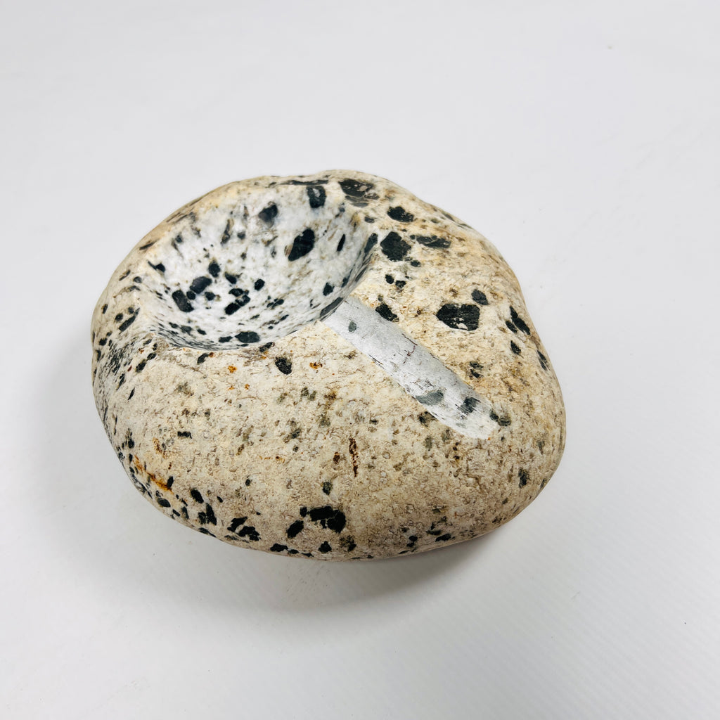 River Stone Dalmatian Ash Tray