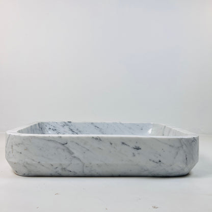 Rounded Rectangle Sink - Carrara