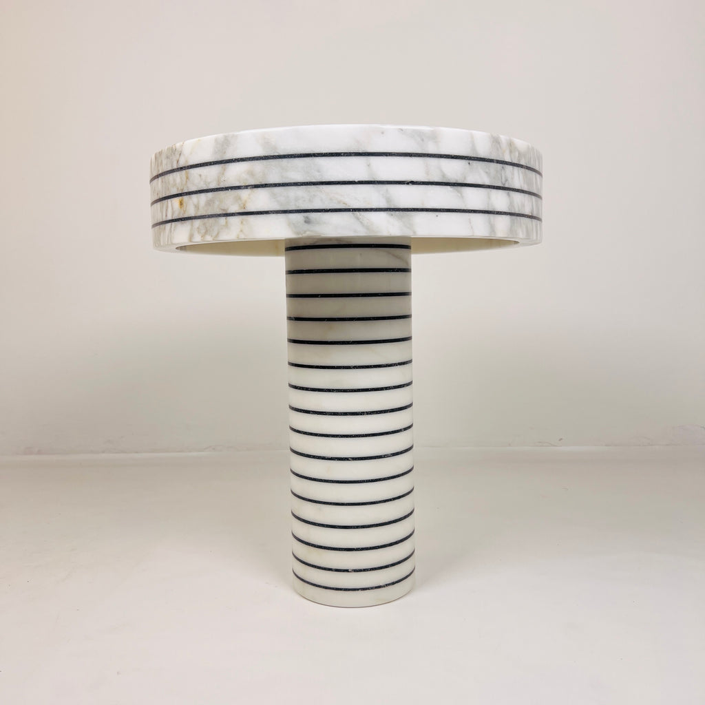 Halo Pin Strip Streaked Table Lamp