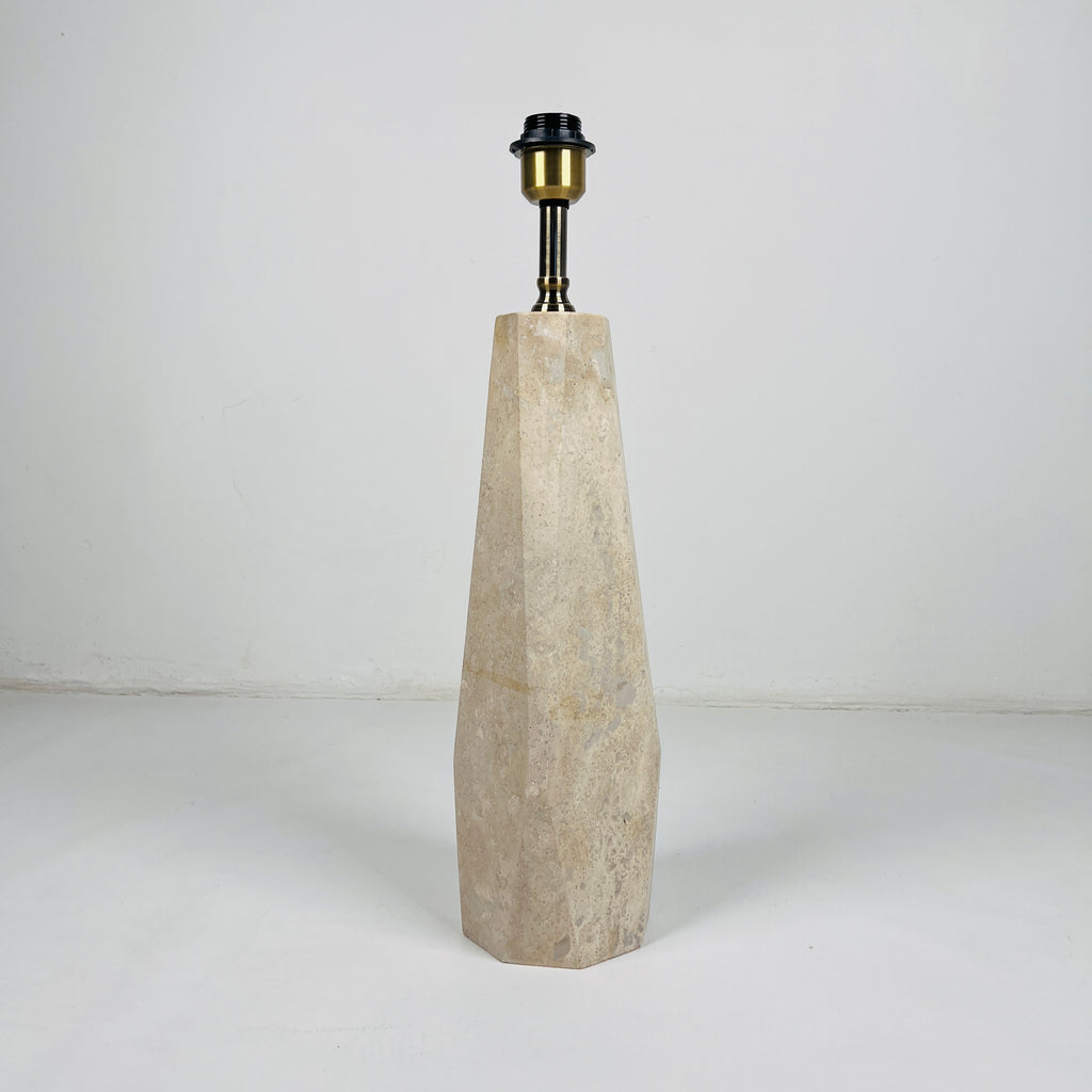 Terra Hue Travertine Table Lamp