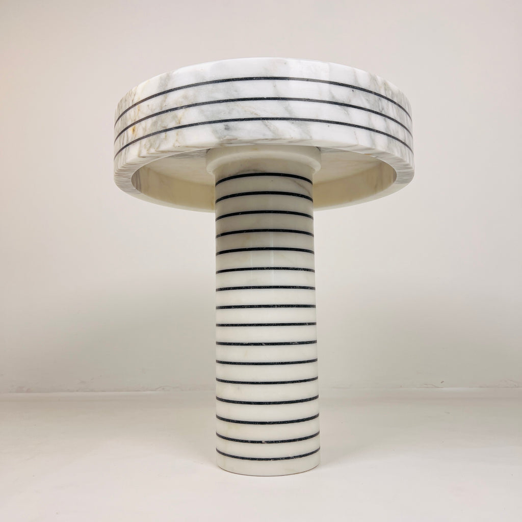 Halo Pin Strip Streaked Table Lamp