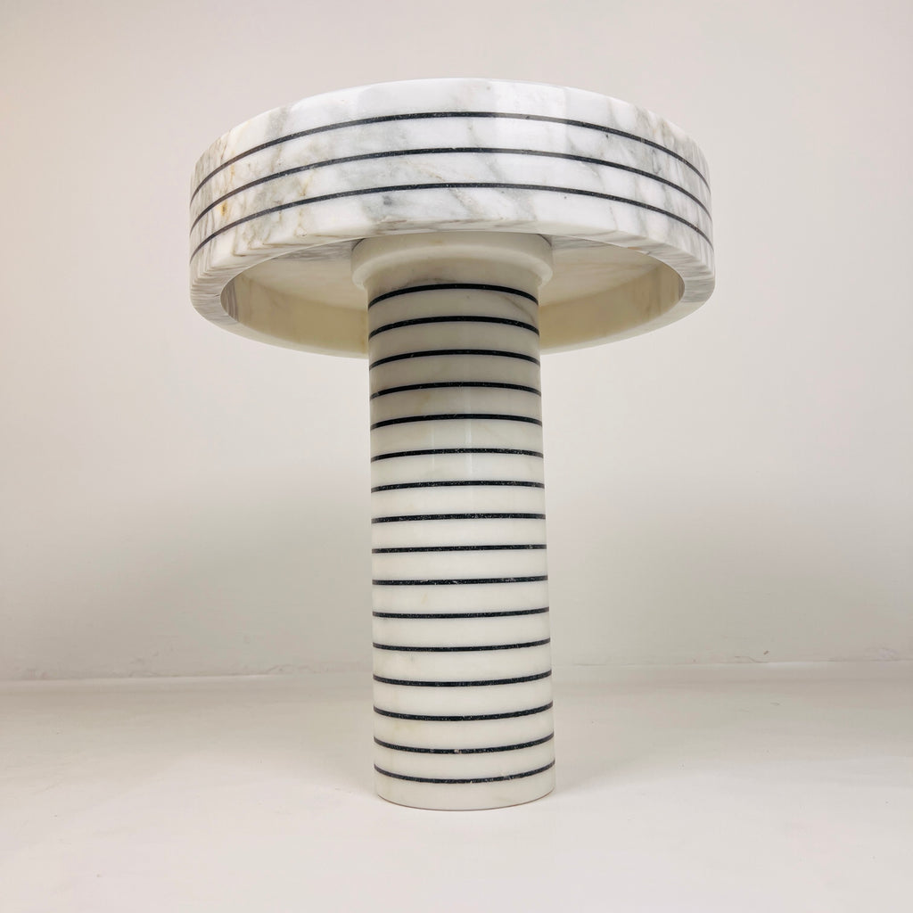 Halo Pin Strip Streaked Table Lamp