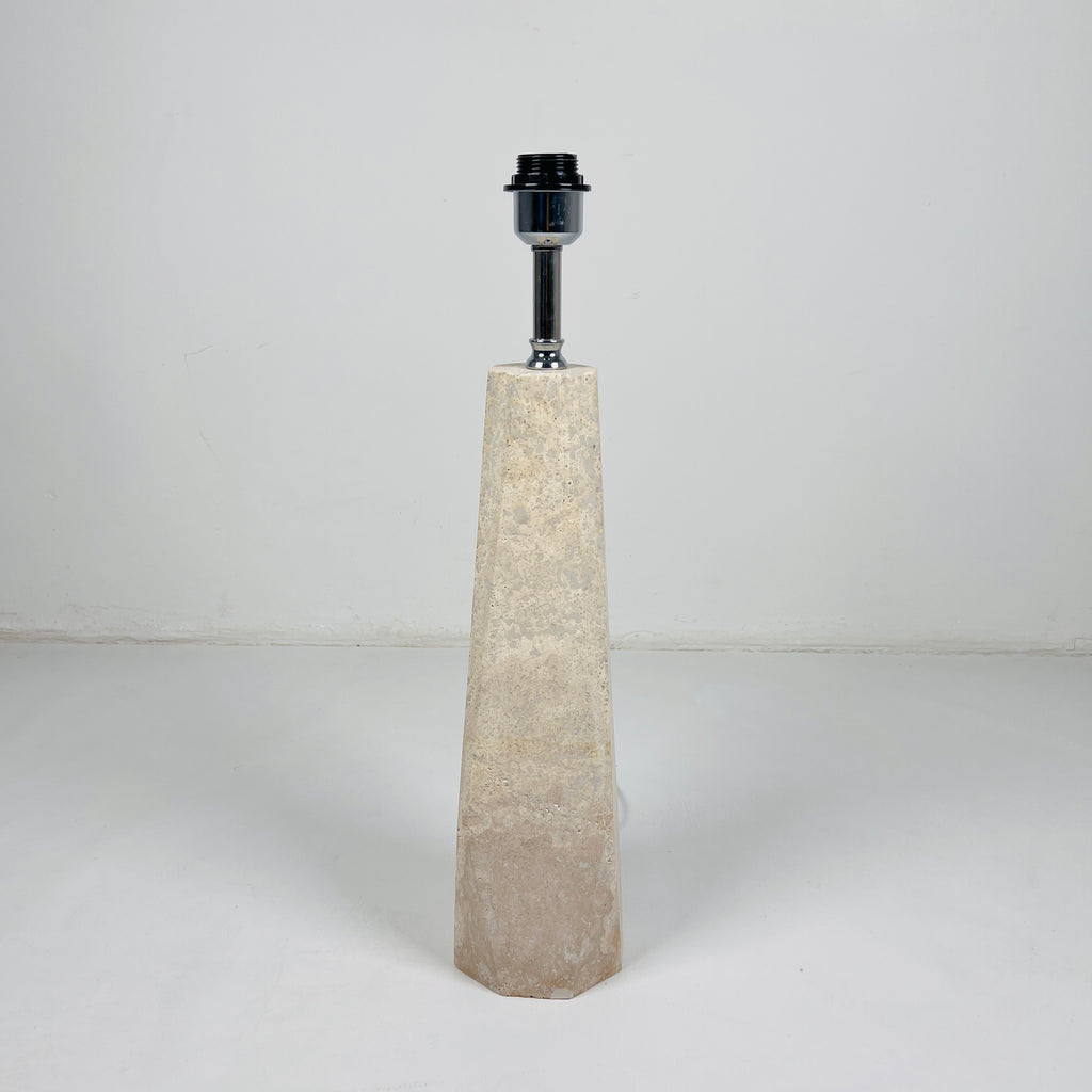 Terra Hue Travertine Table Lamp