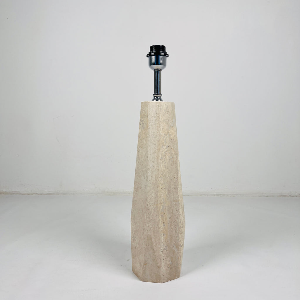 Loam Hue Travertine Table Lamp