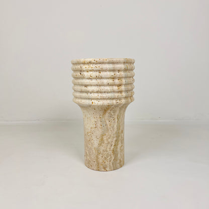 Echo Vase - Travertine