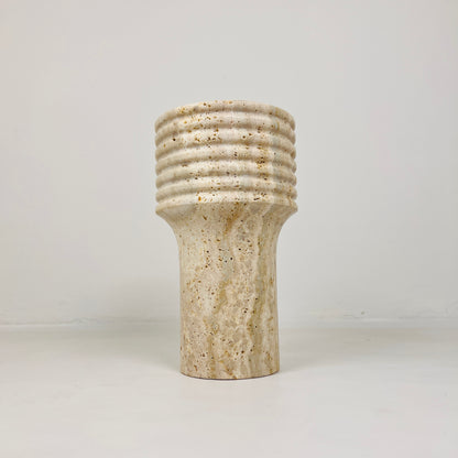 Echo Vase - Travertine