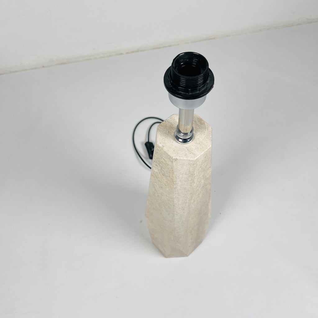 Terra Hue Travertine Table Lamp