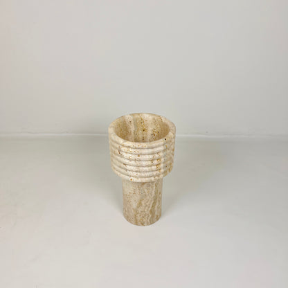 Echo Vase - Travertine