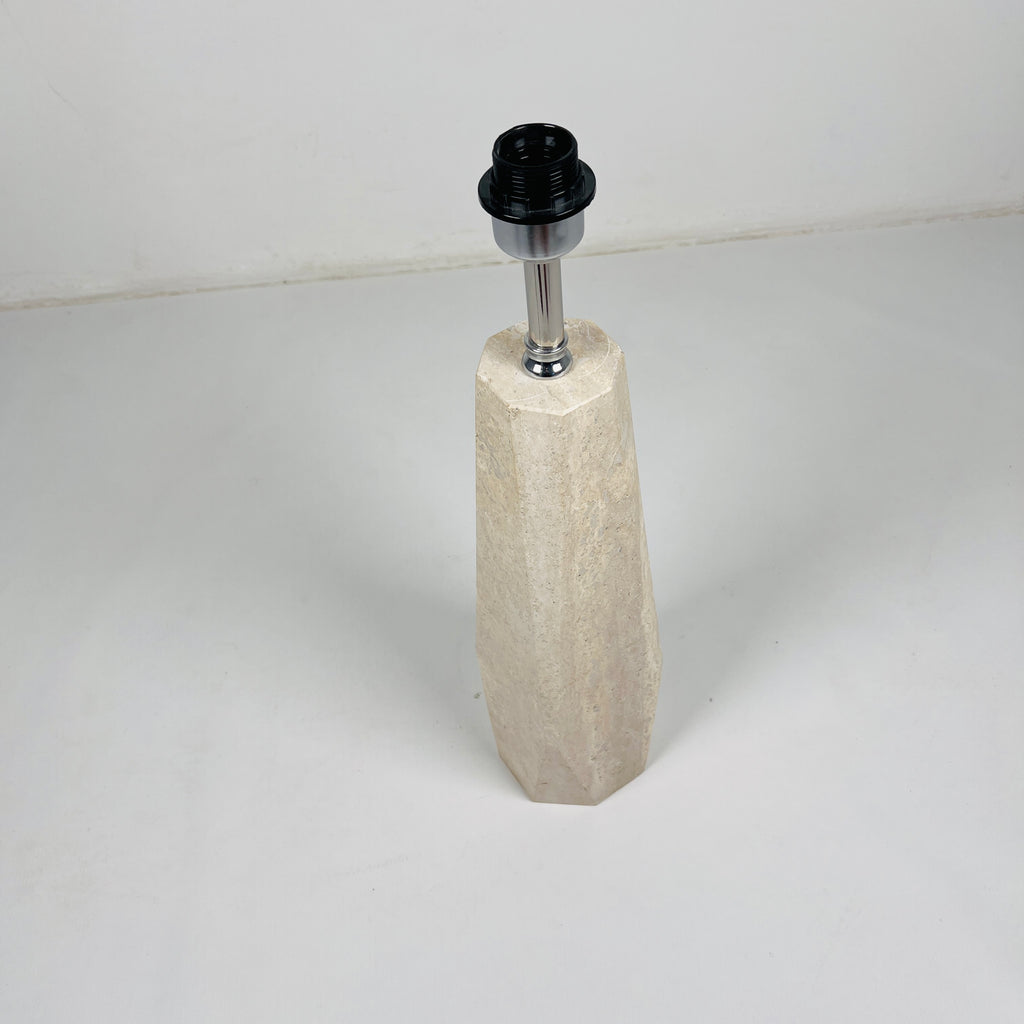 Loam Hue Travertine Table Lamp