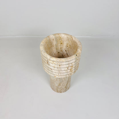 Echo Vase - Travertine