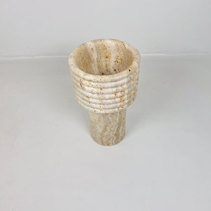 Echo Vase - Travertine