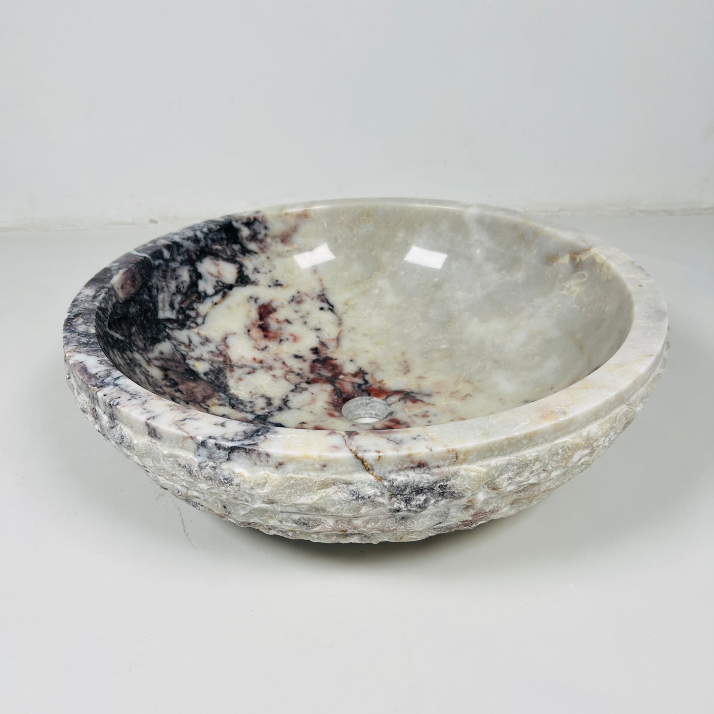 Bowl Sink - Red & White