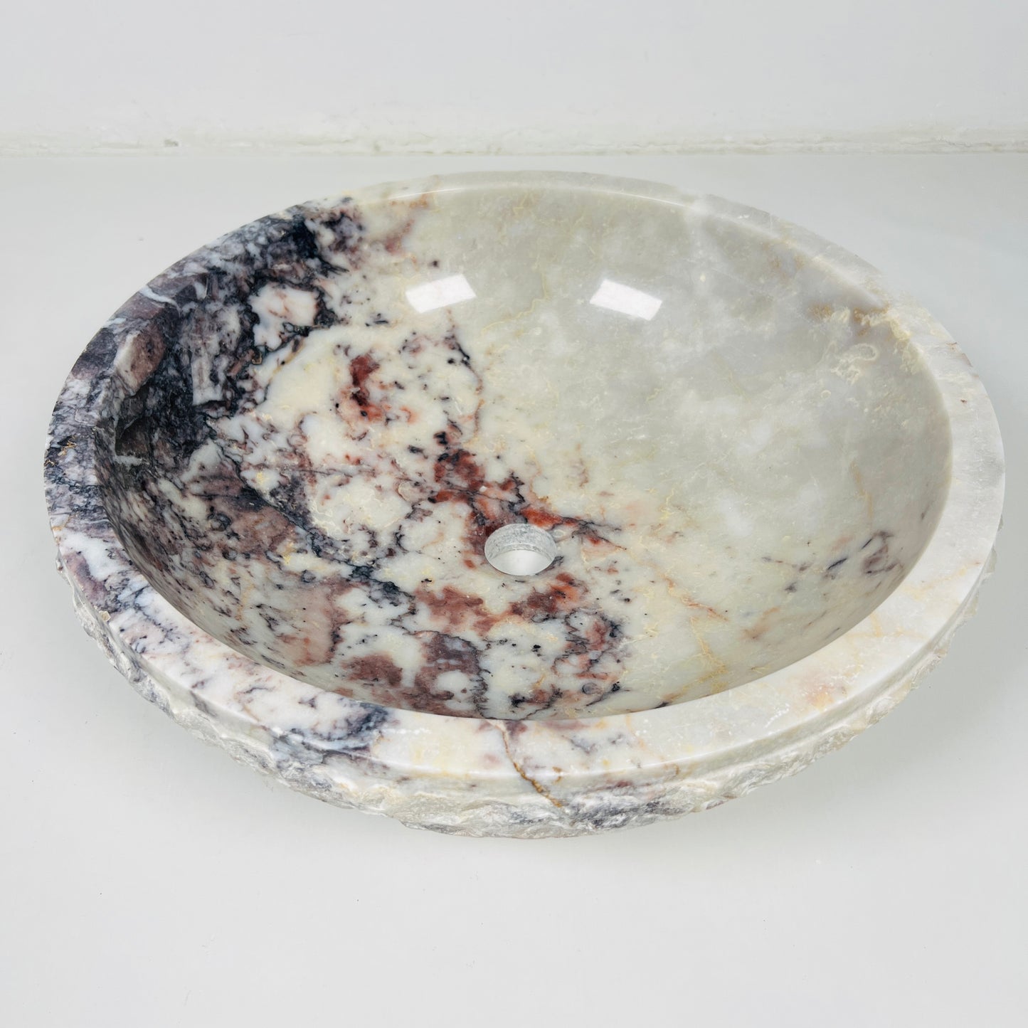 Bowl Sink - Red & White