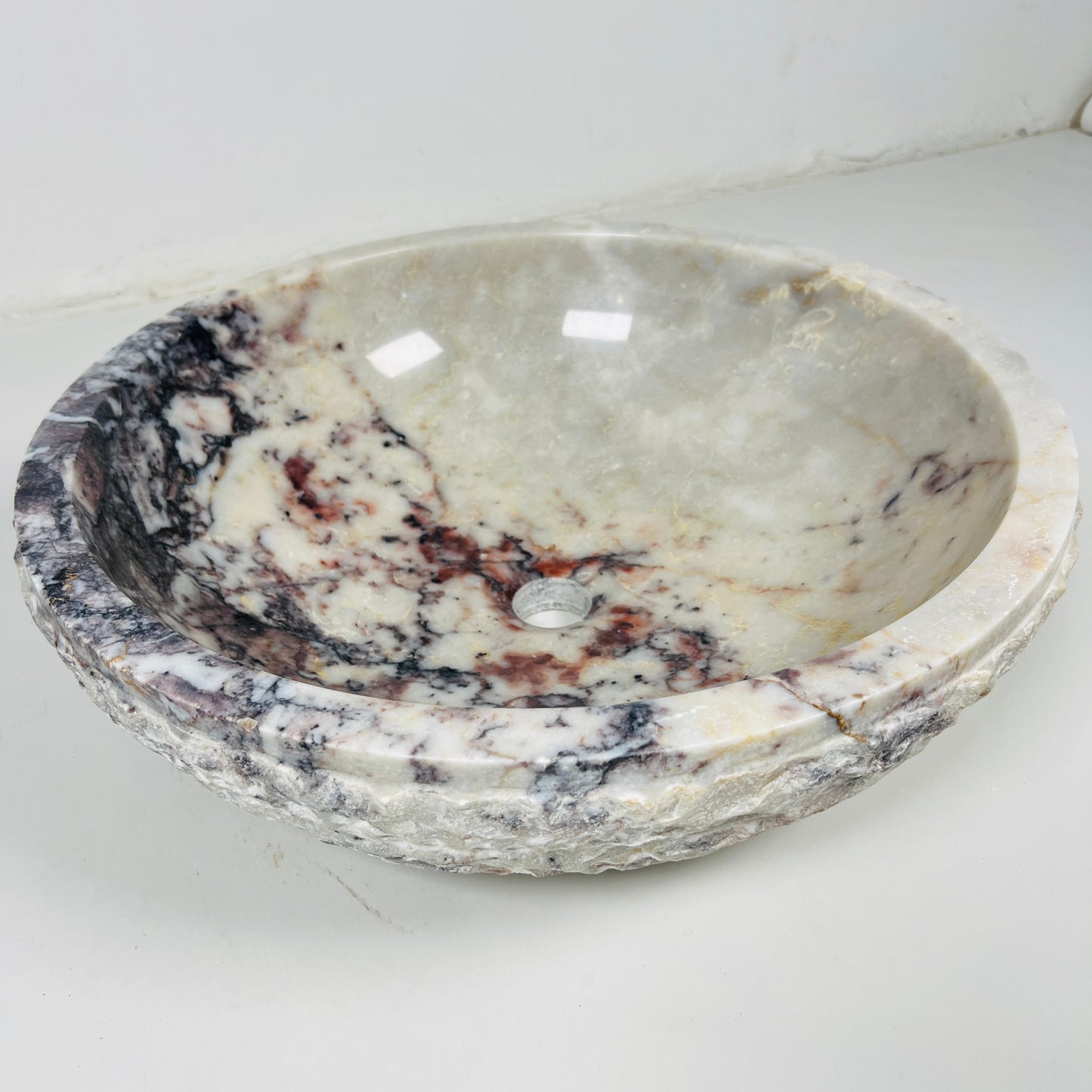 Bowl Sink - Red & White