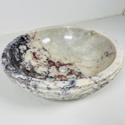 Bowl Sink - Red & White