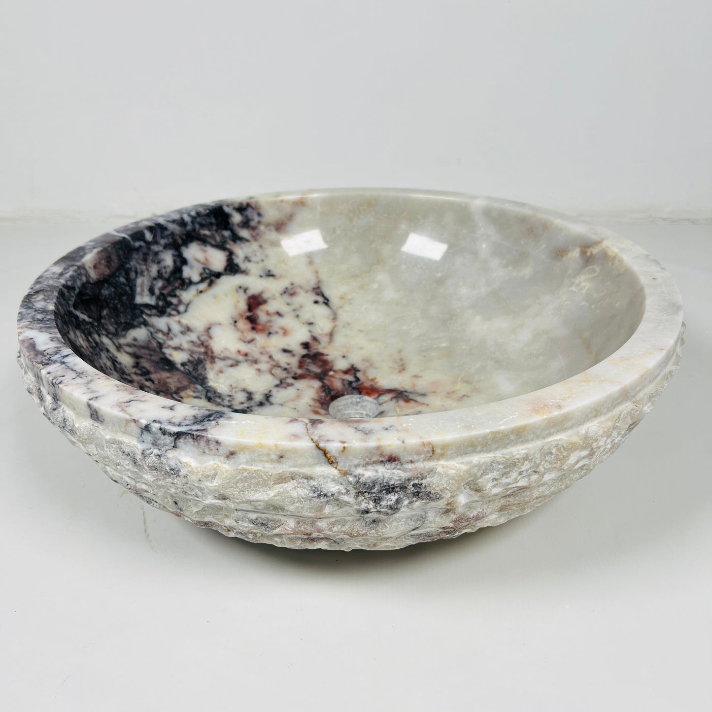 Bowl Sink - Red & White