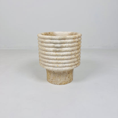 Echo Vase - Travertine