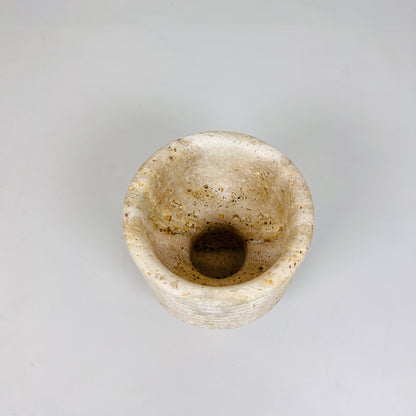 Echo Vase - Travertine