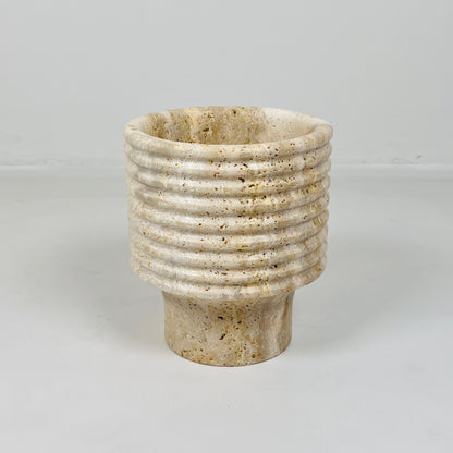 Echo Vase - Travertine