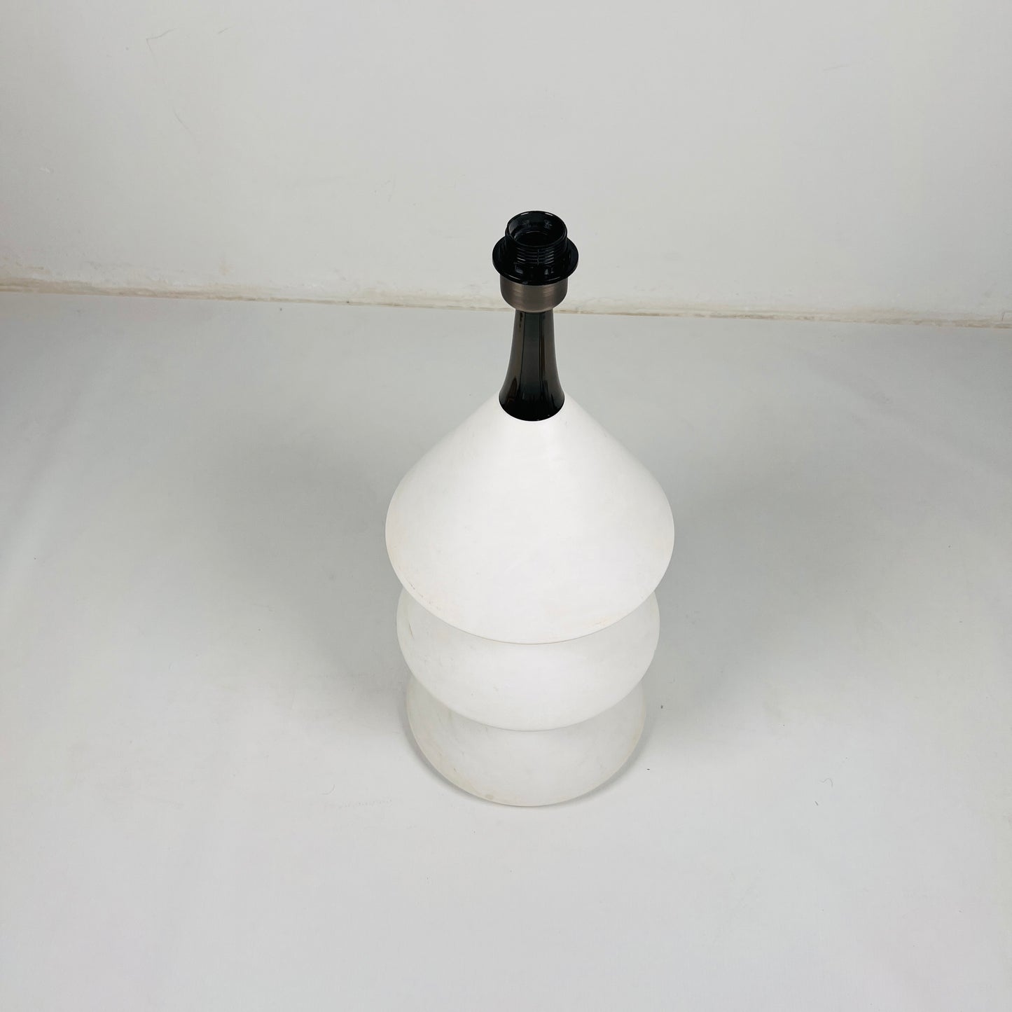 Tiered Cone Lamp - White