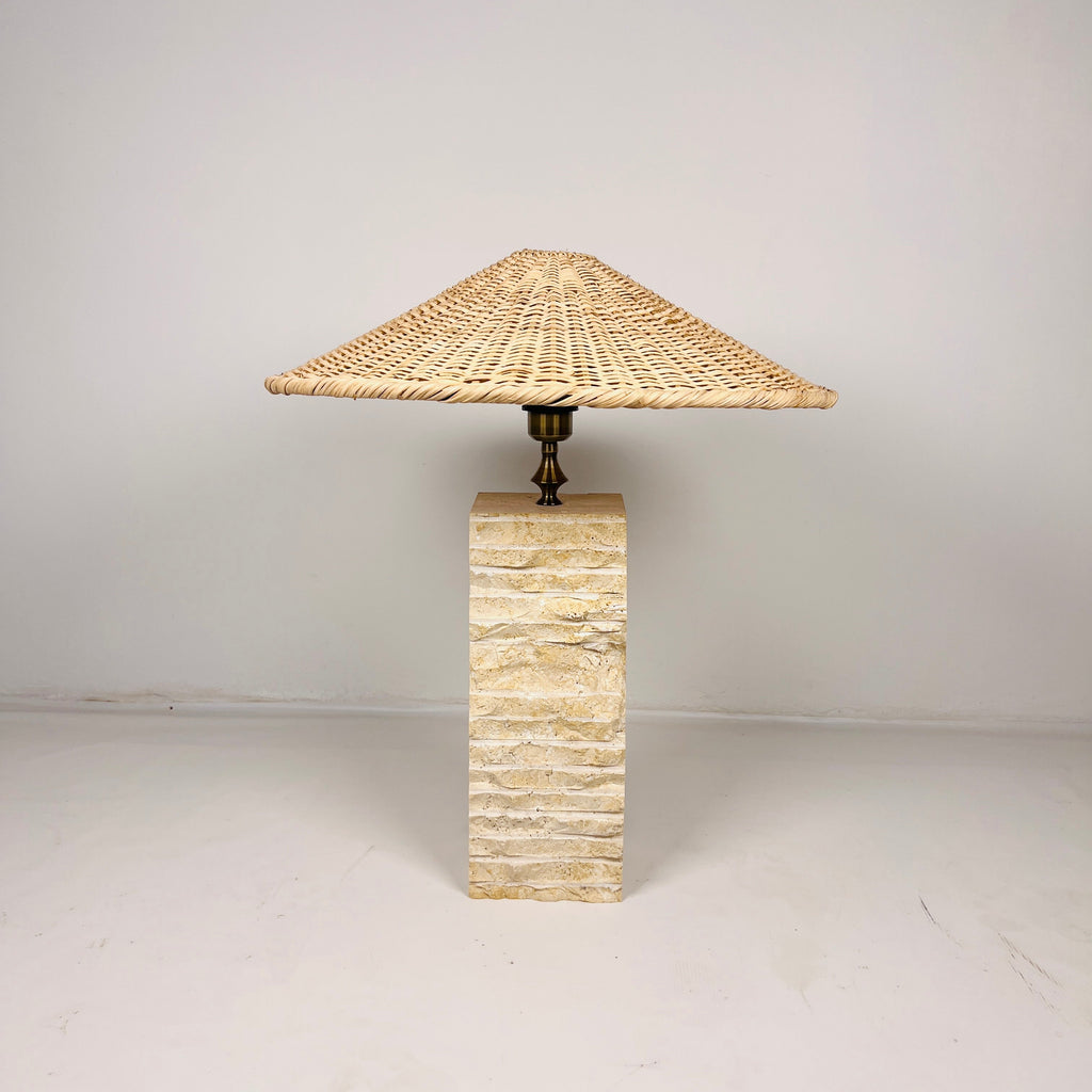 Travertine Elysian Lamp