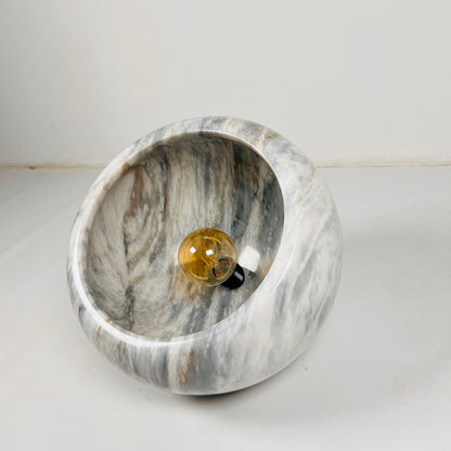 Bowl Lamp - Gray