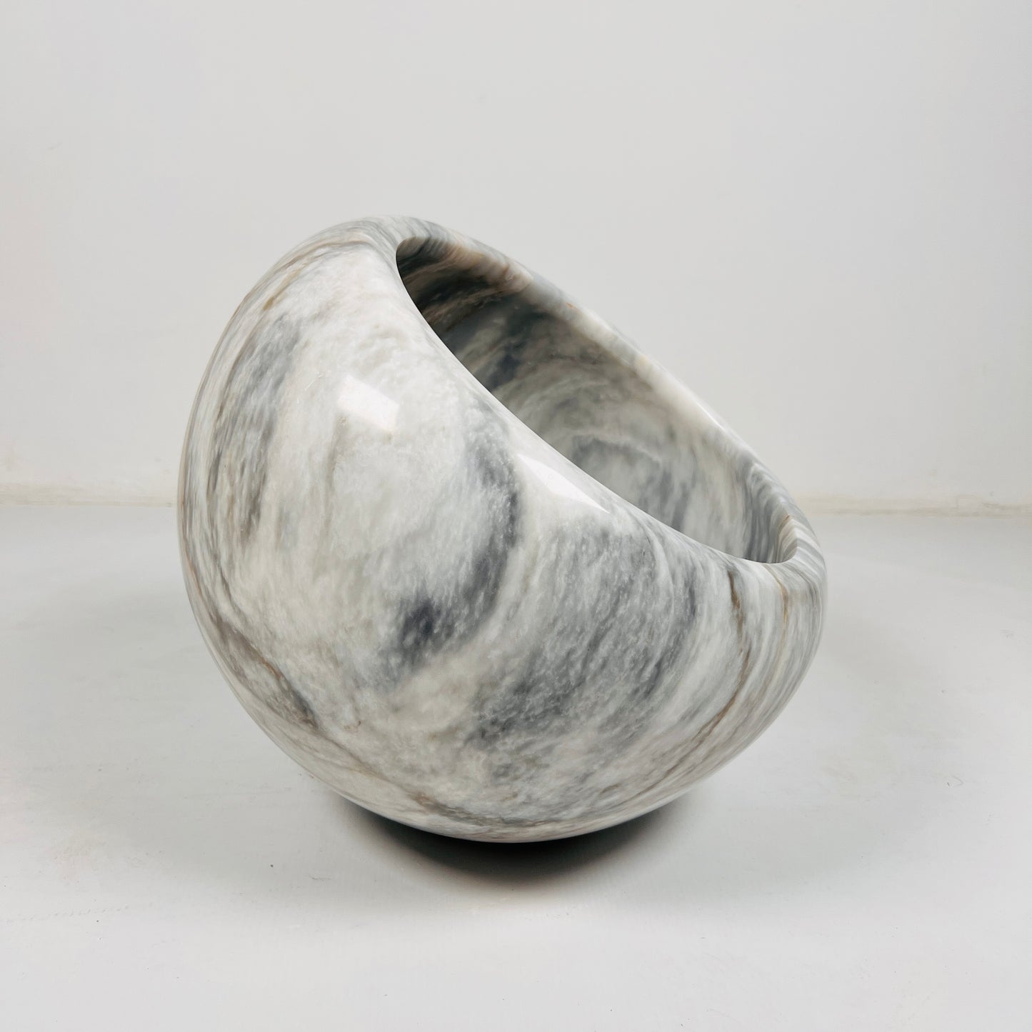 Bowl Lamp - Gray