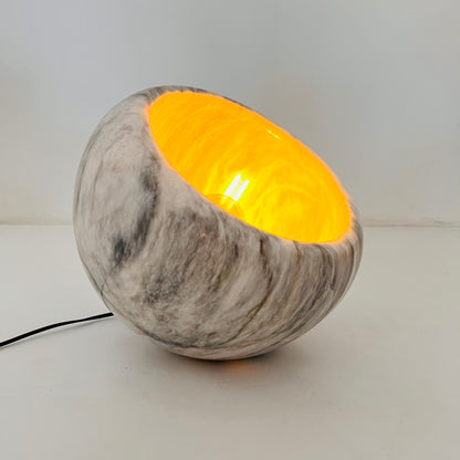 Bowl Lamp - Gray