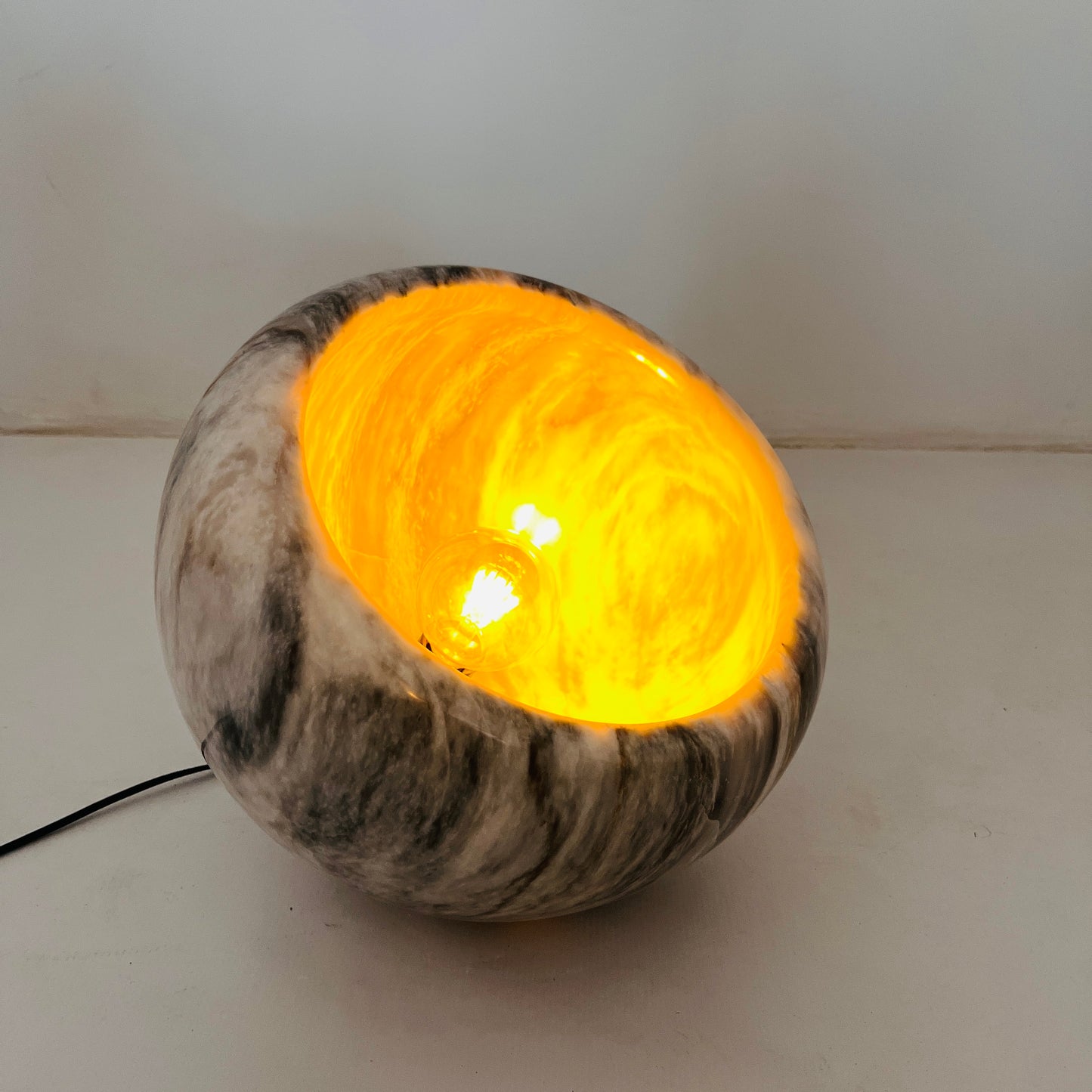 Bowl Lamp - Gray