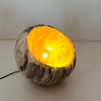 Bowl Lamp - Gray