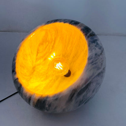 Bowl Lamp - Gray