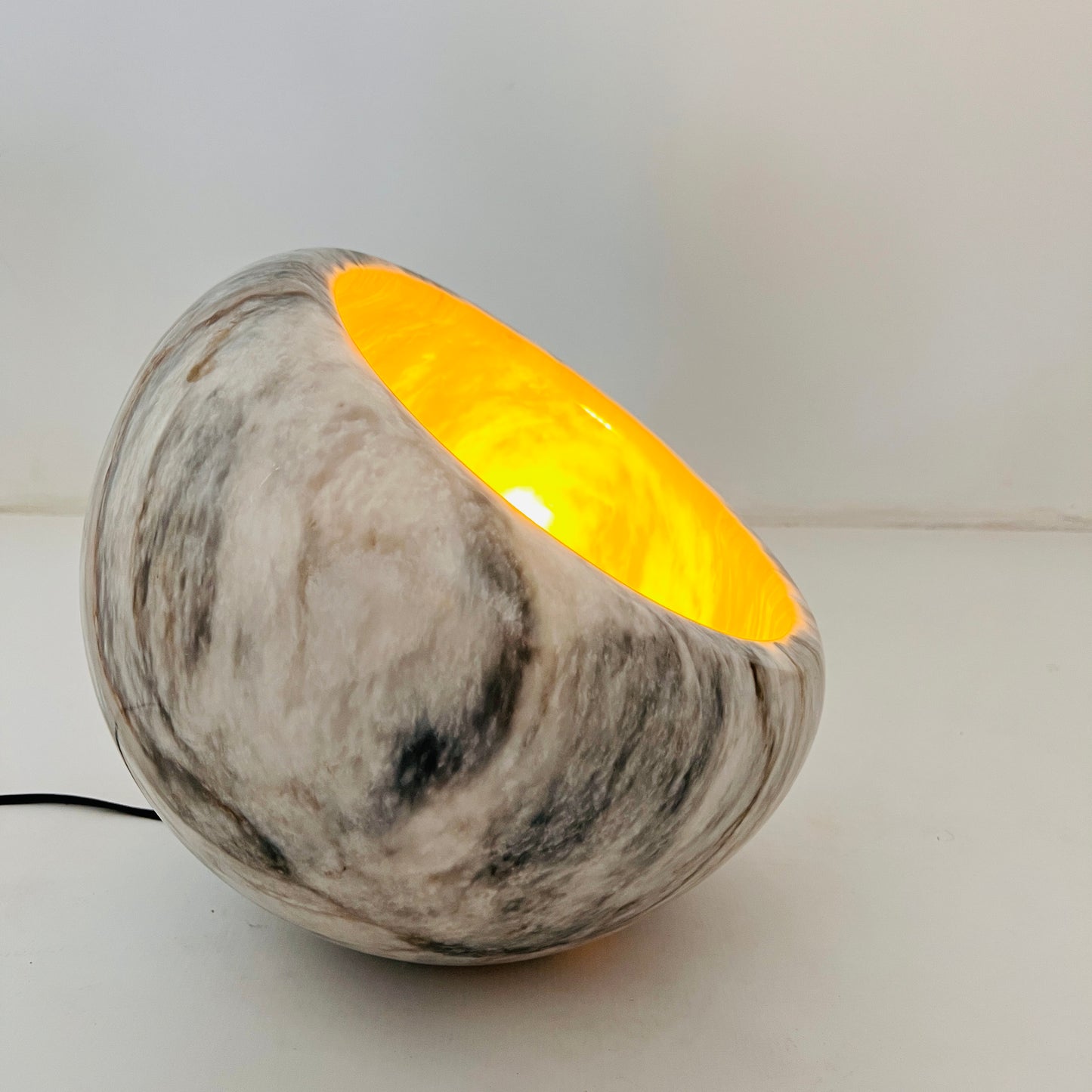 Bowl Lamp - Gray