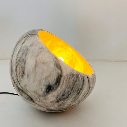 Bowl Lamp - Gray