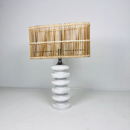 Vertebrae Table Lamp - Gray