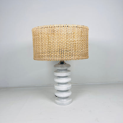 Vertebrae Table Lamp - Gray