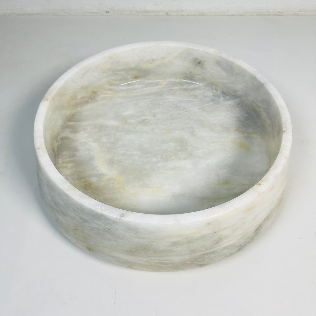 Ivory Stone Bowl