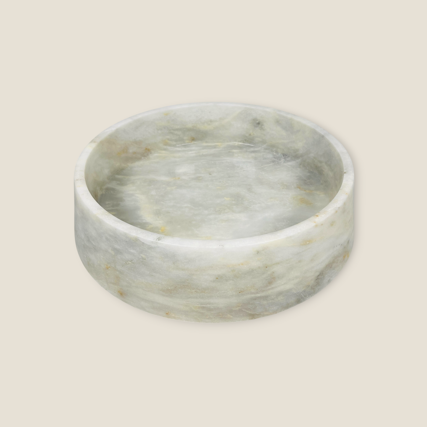 Elysia Marble Bowl - Cheetah Gold