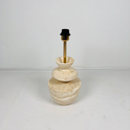 Cairn Table Lamp - Travertine