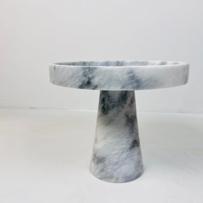 Marble Cake Stand - Gray