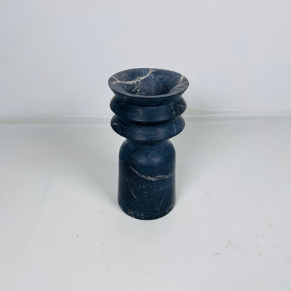 Ribbed Vase - Black