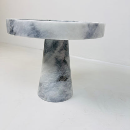 Marble Cake Stand - Gray