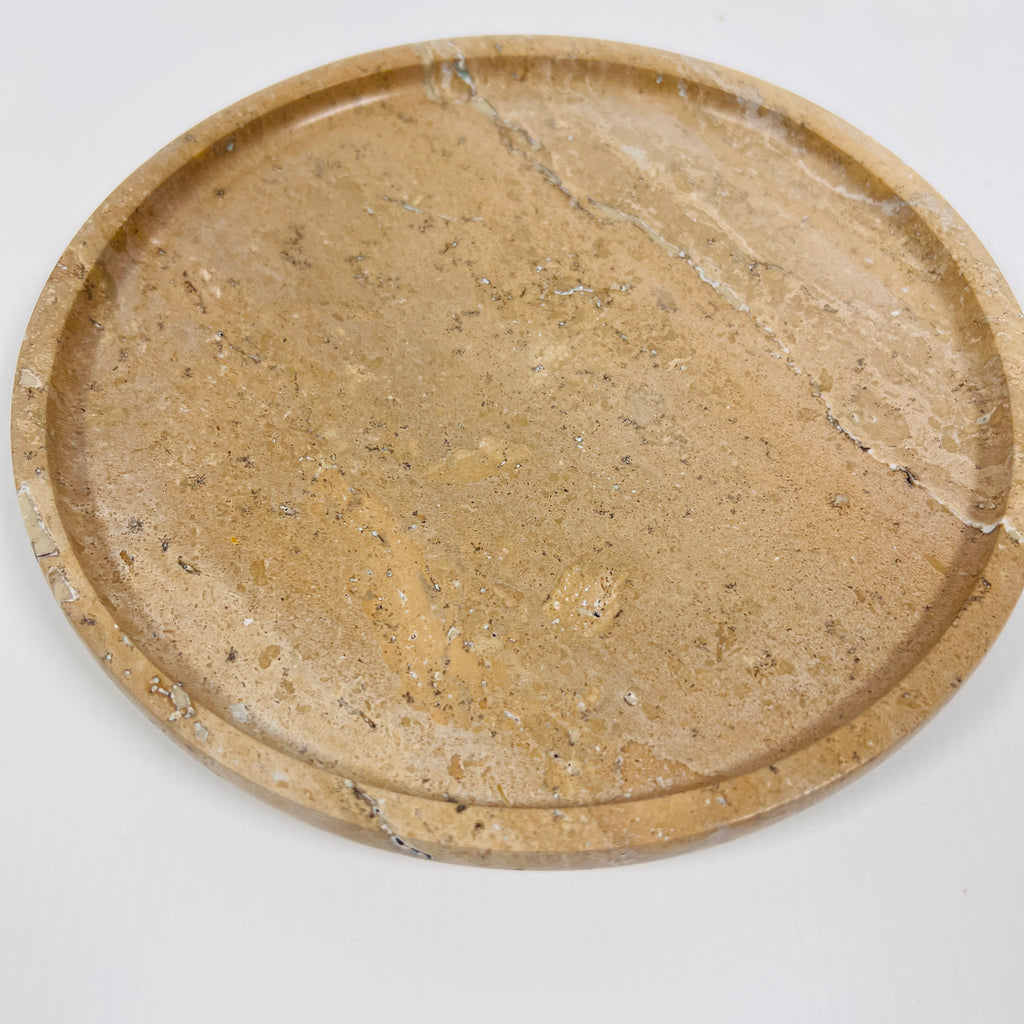 Peanut Brown Travertine Plate