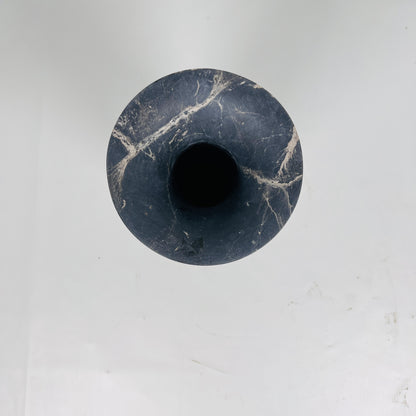 Ribbed Vase - Black