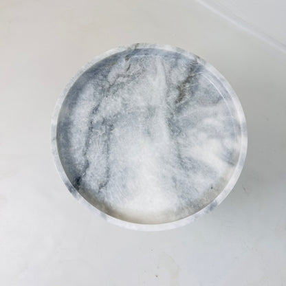 Marble Cake Stand - Gray
