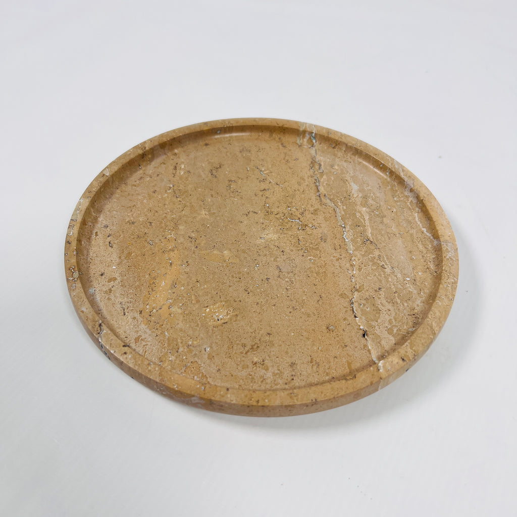 Peanut Brown Travertine Plate