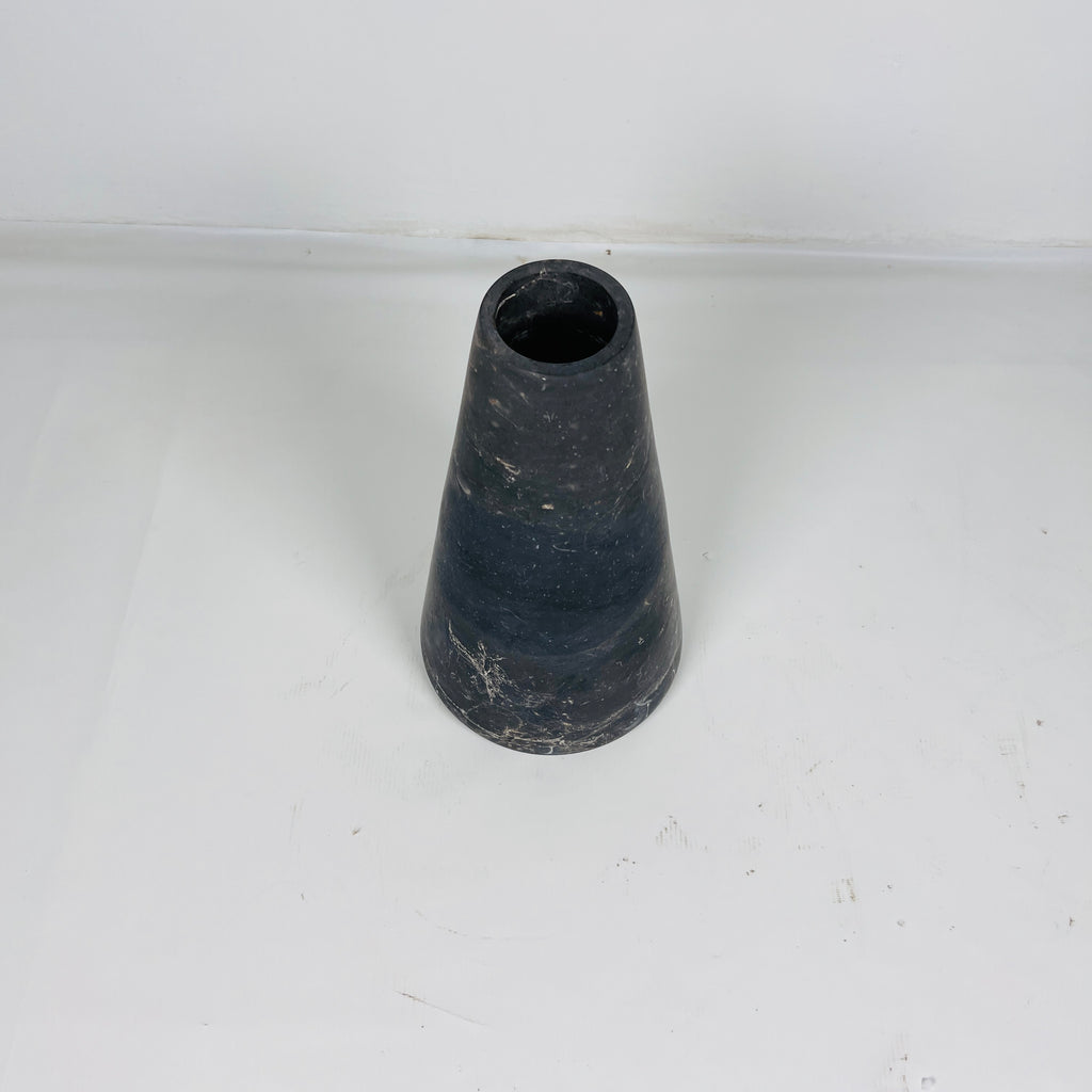 Funnel Black Vase